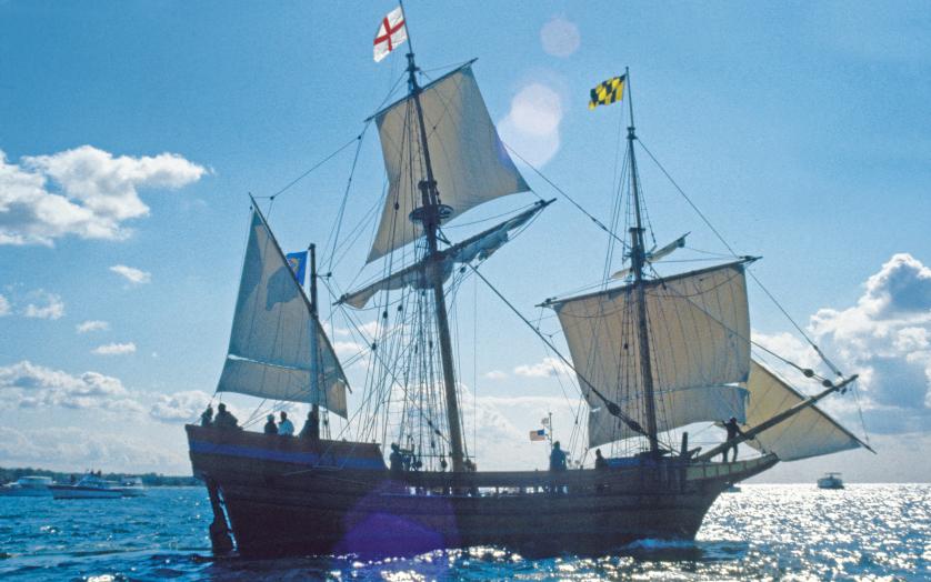 Step onboard the Maryland Dove in Historic St. Mary's City.