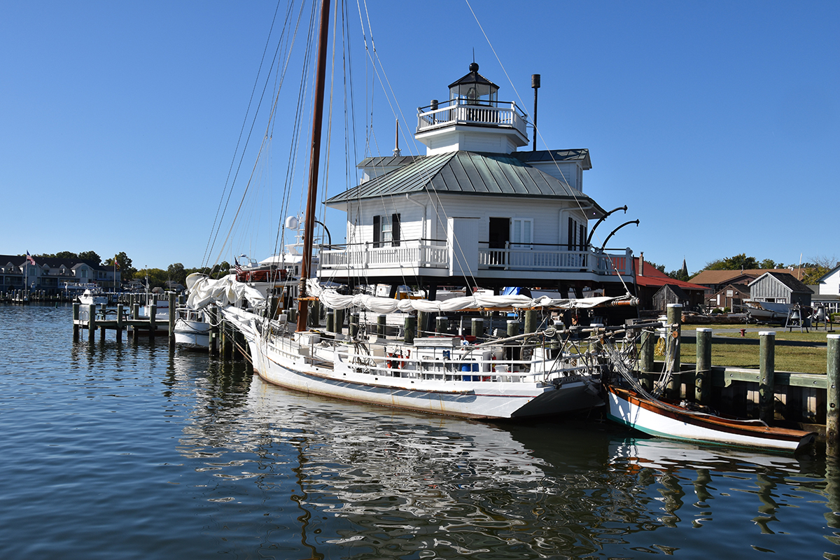 Lighthouse and boats