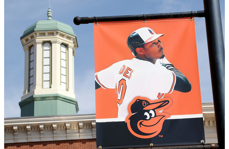 Orioles Banner at Camden Yards
