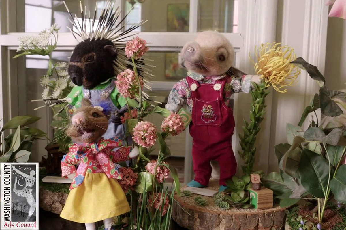 Arts display at the Washington County Arts Council Gallery