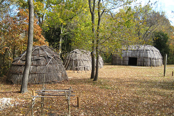 American Indian Village Recreated at JefPat