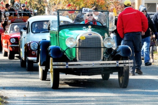 Classic car parade