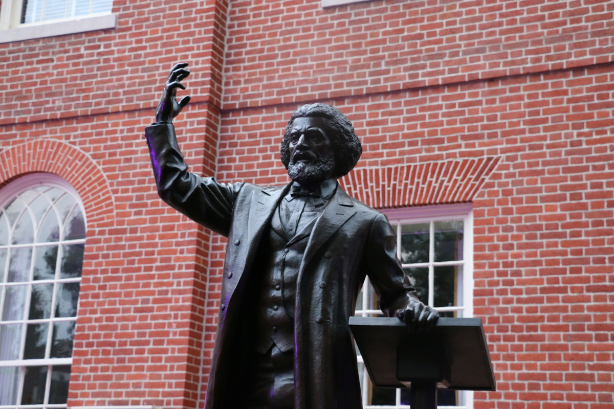 Frederick Douglass Statue at the Talbot County Courthouse