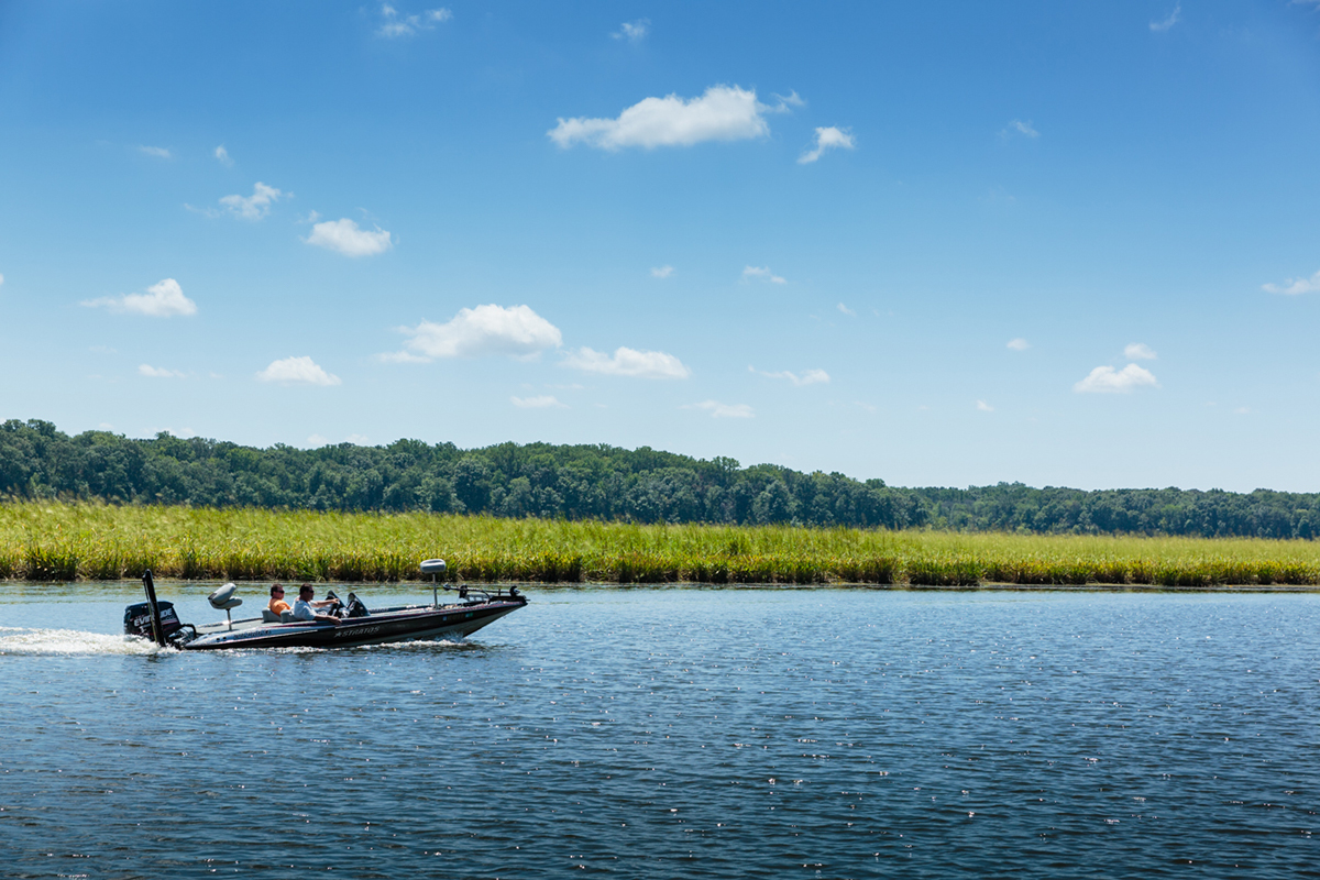 Mattawoman Creek during Bassmaster Elite and Discover Quest