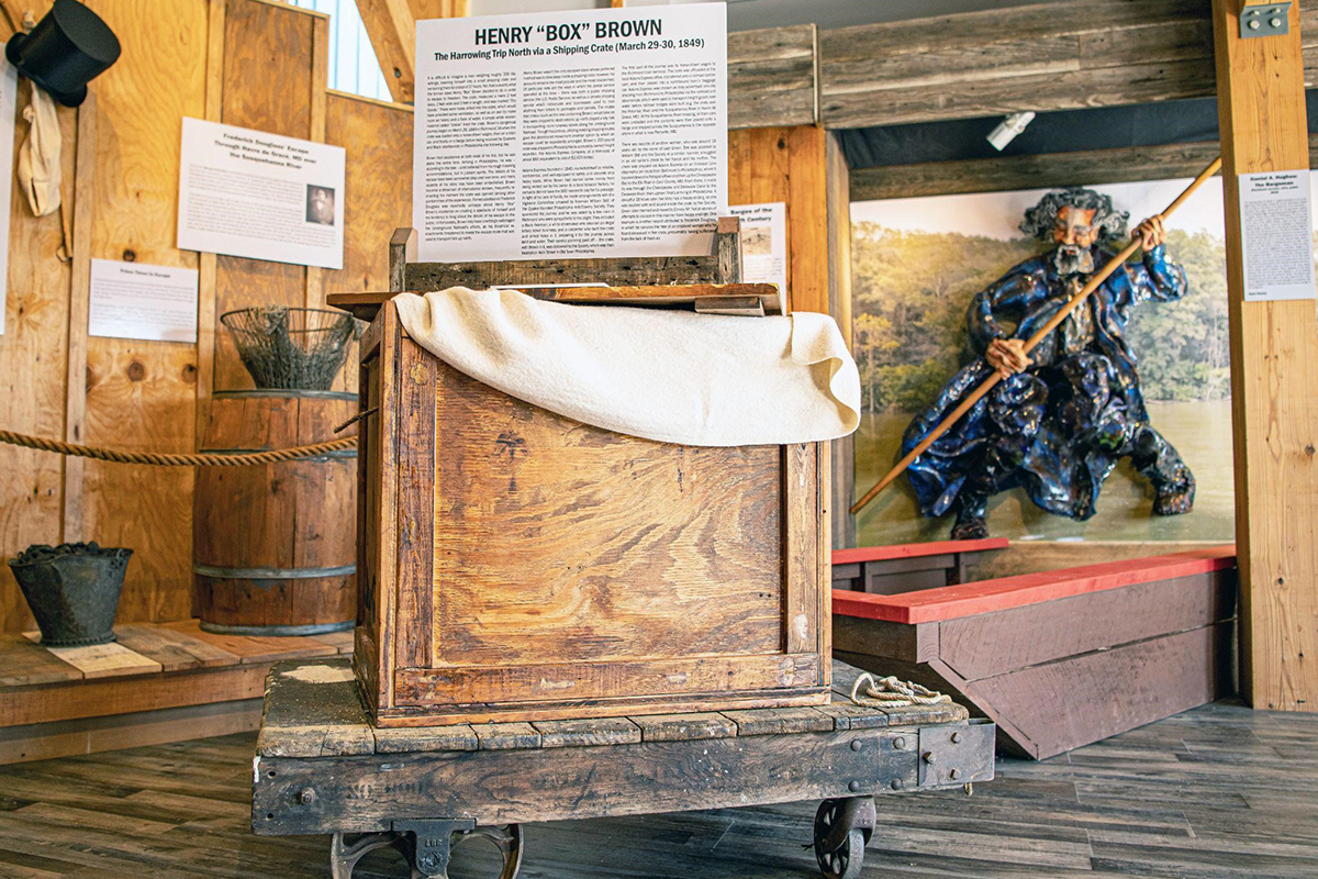 The Underground Railroad: Other Voices of Freedom exhibit at the Havre de Grace Maritime Museum.
