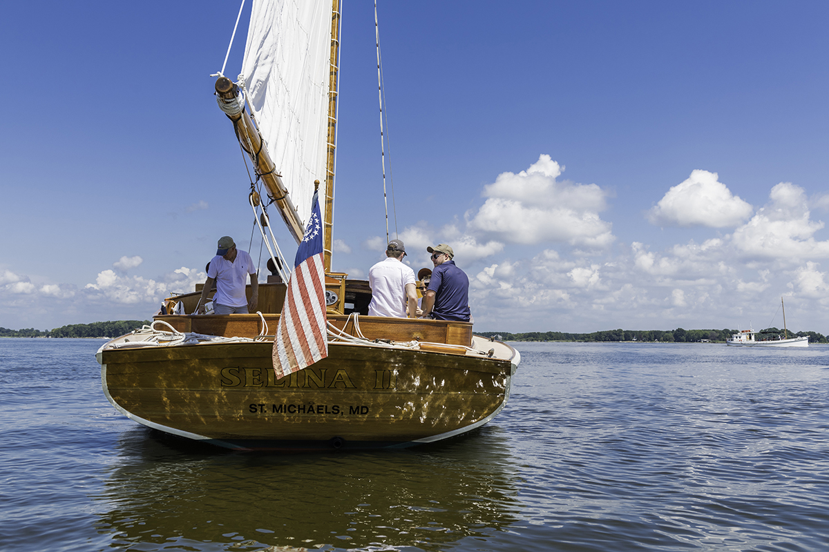 Sailing aboard the Selina II from St. Michaels
