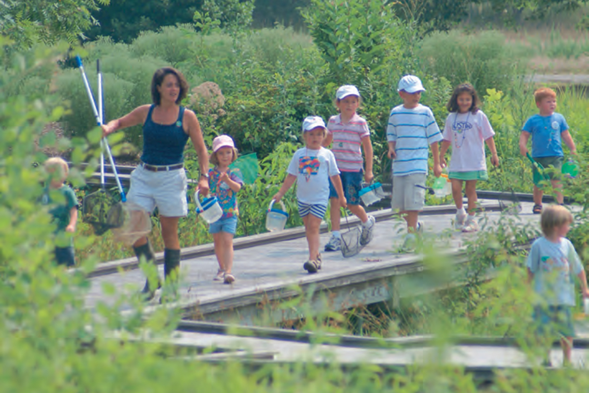 Adkins Arboretum offers an audio walking tour through woodlands and wetlands where you can discover nature’s role in the Underground Railroad. 