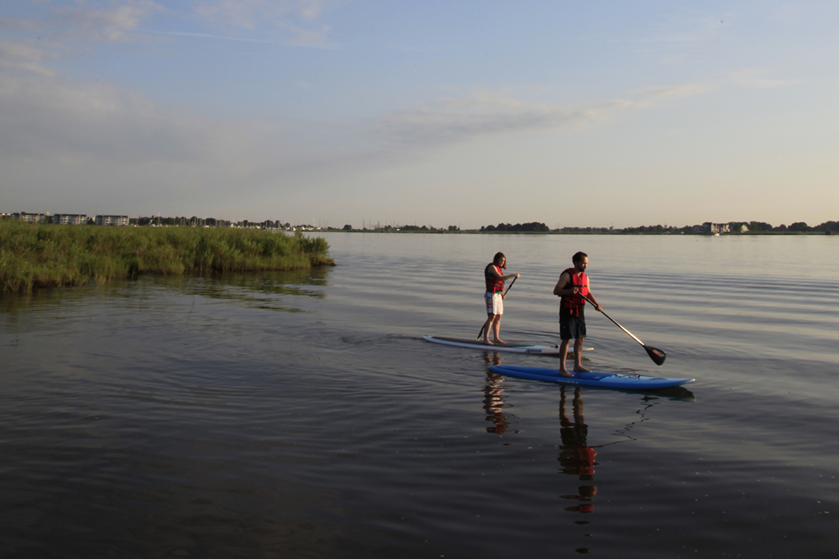 Kent Island’s water trails provide glorious bay views, like those that moved Frederick Douglass so powerfully. 