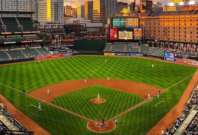 Camden Yards - Home of the Baltimore Orioles Baseball
