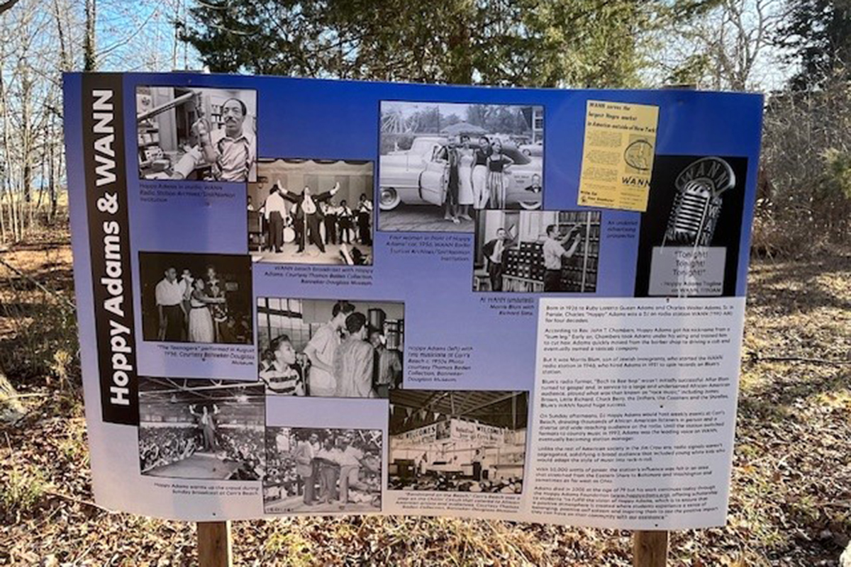 Exhibit on the Path to Carr’s Beach