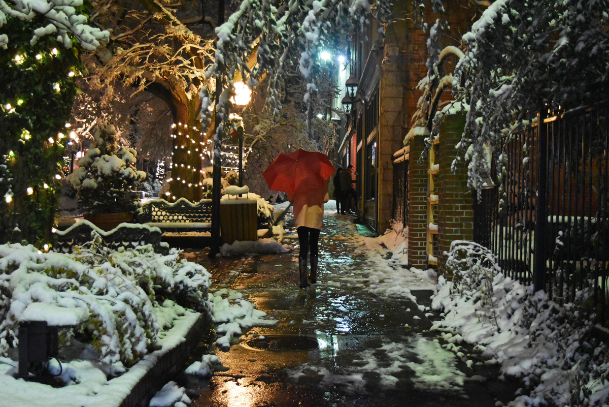 Salisbury Plaza in the Winter
