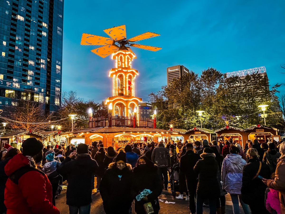 Glühwein Pyramid Baltimore Christmas Village