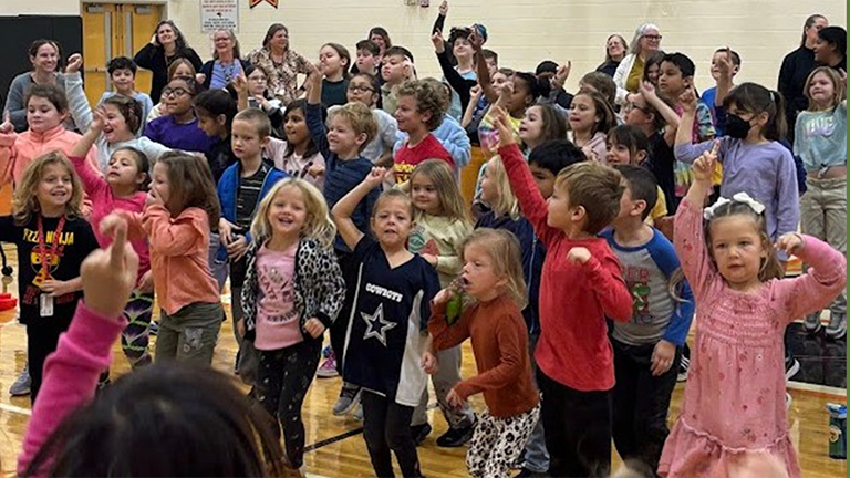 Children attending The Maryland STEM Festival