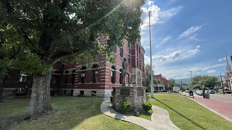 Prospect Square, Former Allegany County Courthouses and Jails