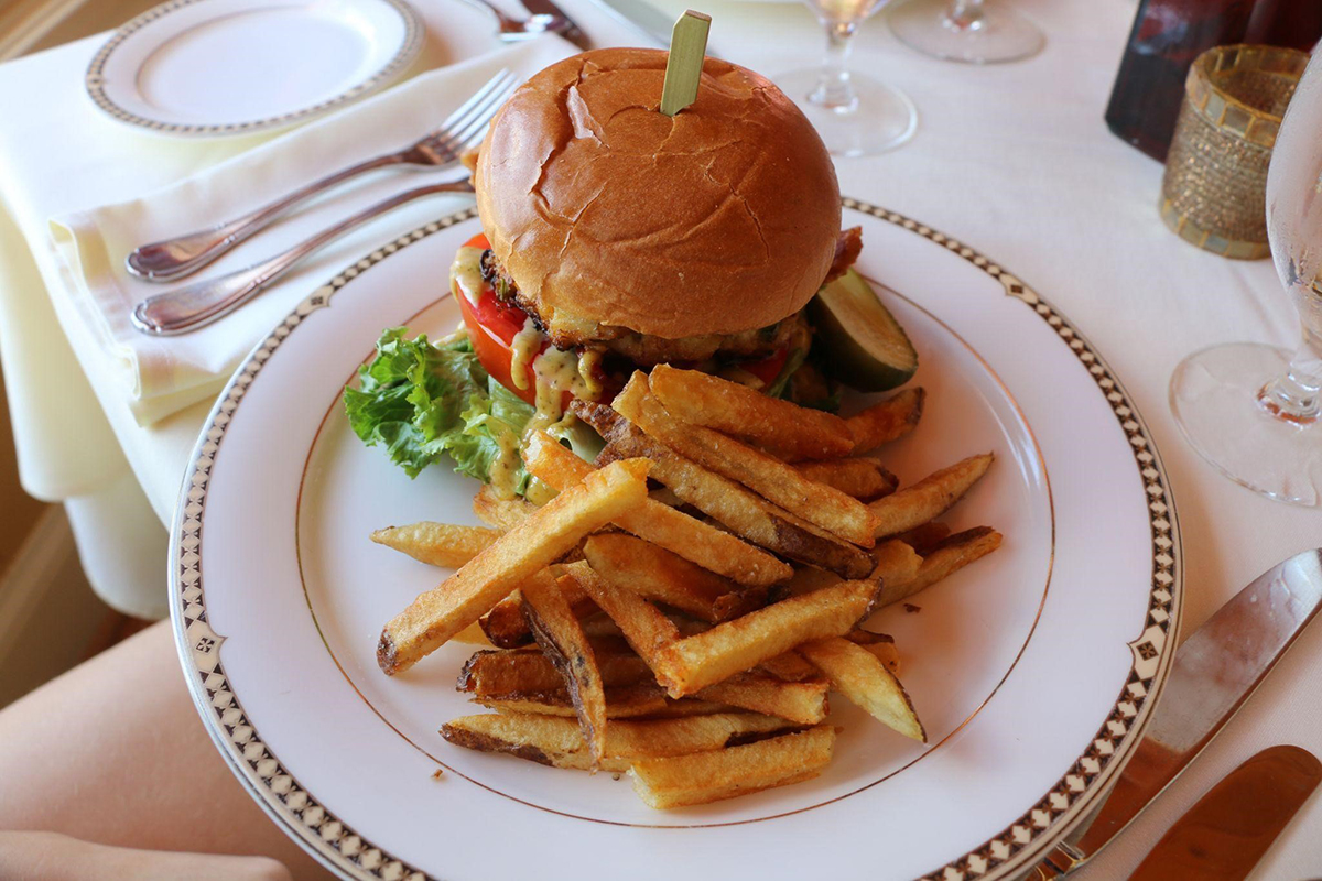 A sandwich platter from the Comus Inn
