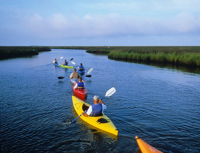 Kayakers at Janes Island