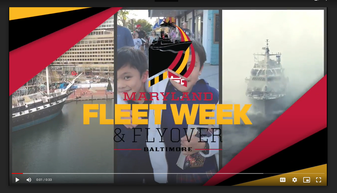 Maryland Fleet Week & Flyover Baltimore Sizzle Reel 6.2022