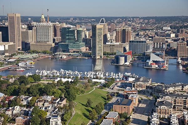 Visit Baltimore Aerial by Ken Stanek Photography