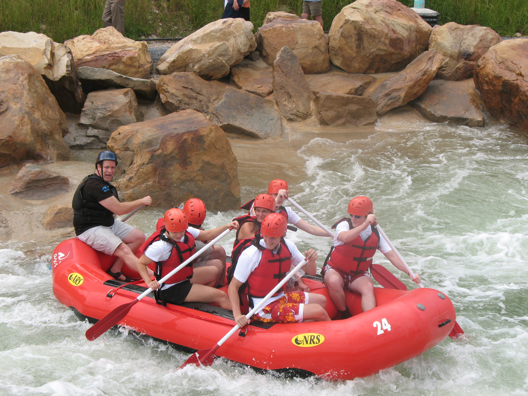 ASCI's man-made rapids offer thrilling rafting adventures.
