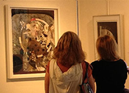 women in gallery