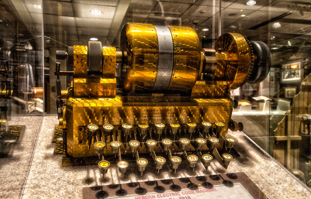 National Cryptologic Museum Hebern device