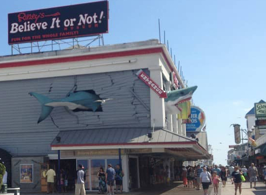 Ripley's Believe It or Not on the boardwalk in OC