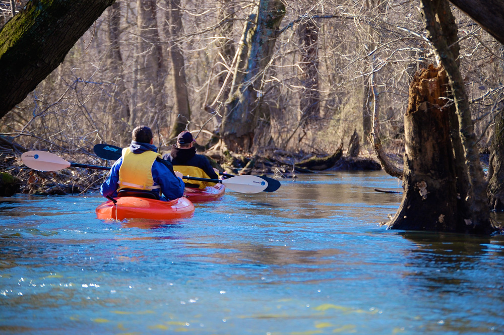 Paddle the Tuckahoe Creek