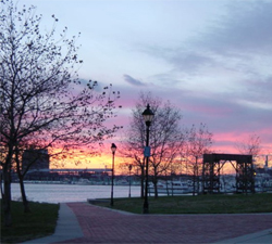 Canton waterfront