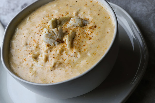 bowl of Cream of Crab soup
