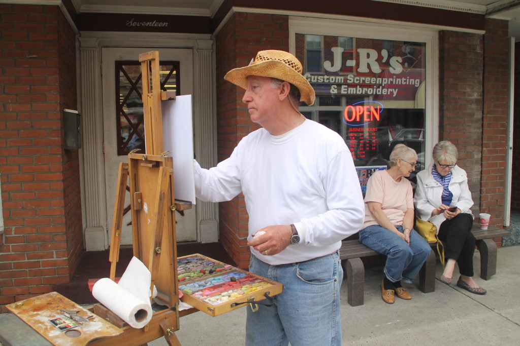 Artist Ray Ewing Paints at Mountain Maryland's Plein Air