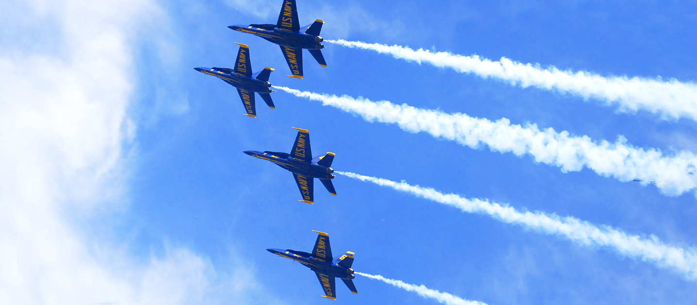 See the Blue Angels fly during Fleet Week in Maryland