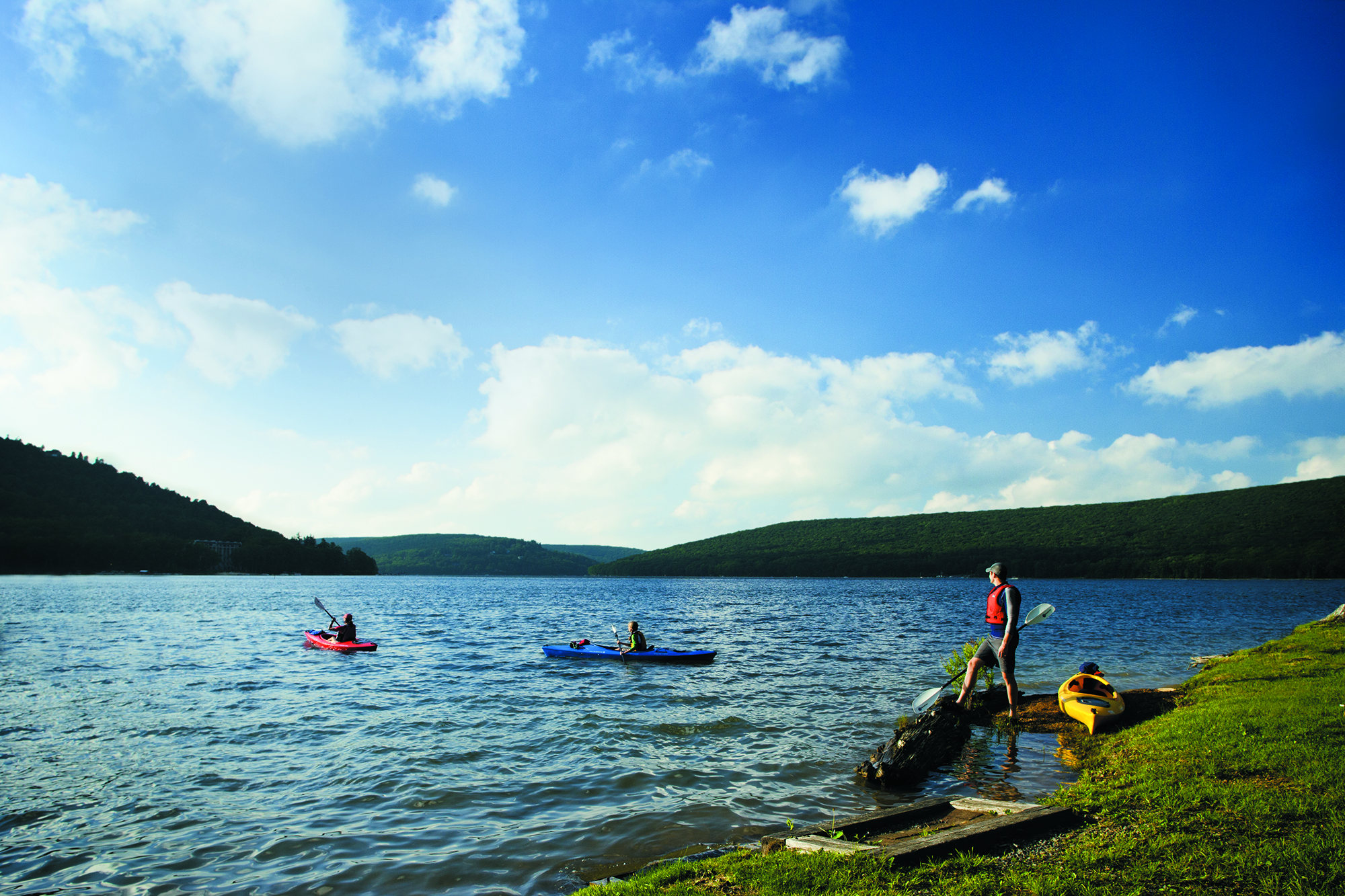 Kayakers at Deep Creek Lake