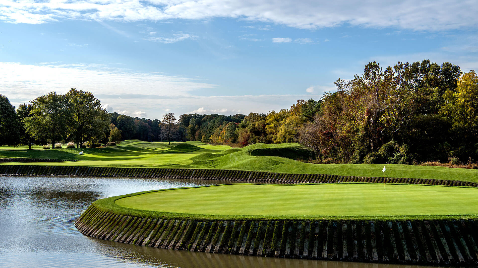Golf hole at Links at Perry Cabin