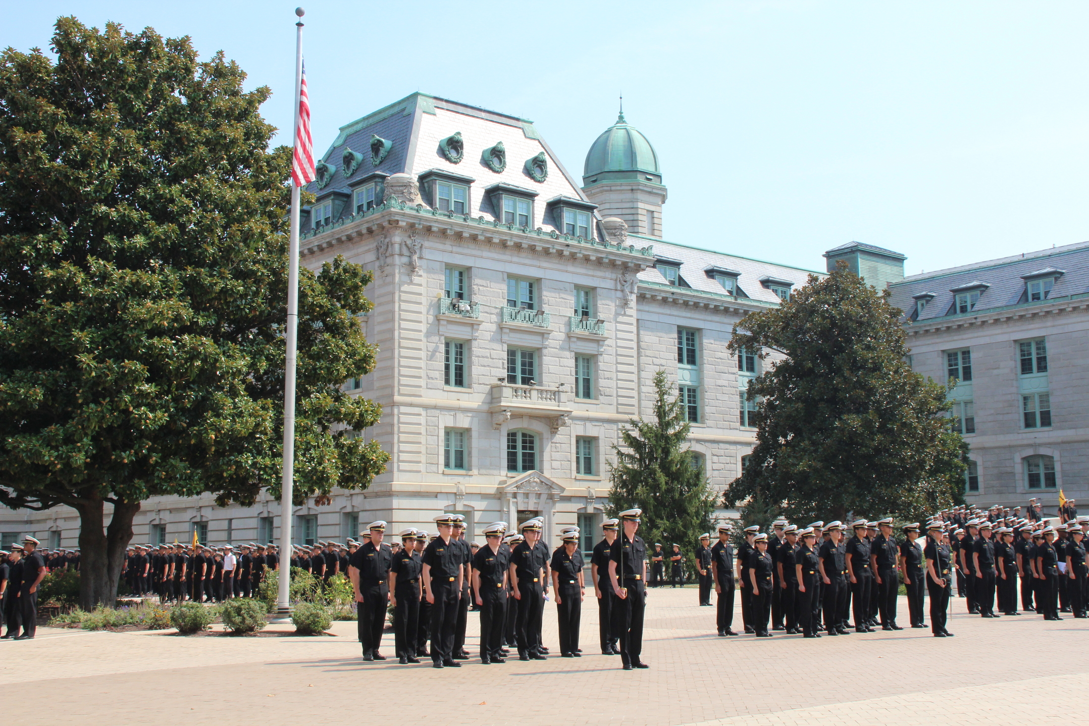 Noon Formation at U.S. Naval Academy - Annapolis