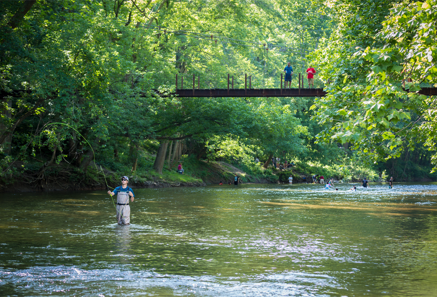 Patapsco Valley State Park is a wooded oasis along the Patapsco River between Ellicott City and Elkridge.
