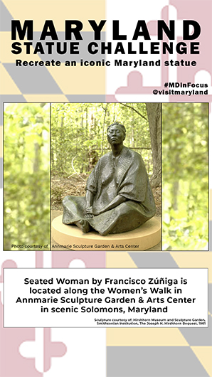 Seated Woman statue
