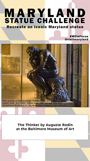 The Thinker statue
