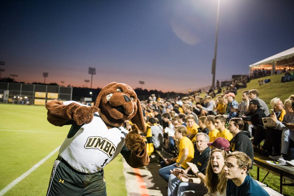 Students at athletic event
