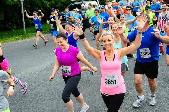 Group of runners at the St. Michaels Running Festival