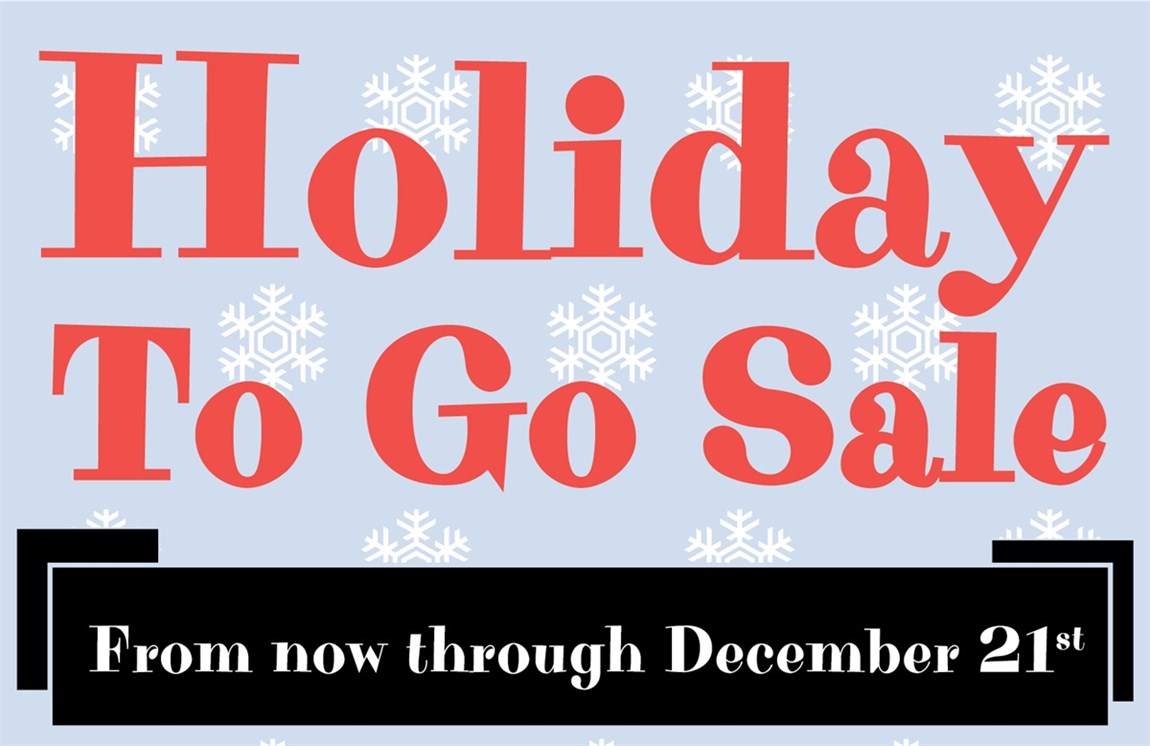 Holiday To Go Sale Photo