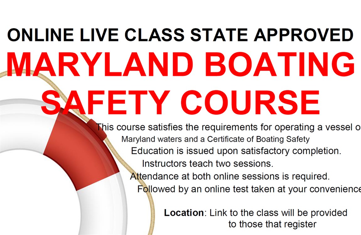 Maryland Boating Safety Course Goes Online