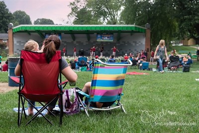 Summer Movie Nights-people watching movie outdoors Photo