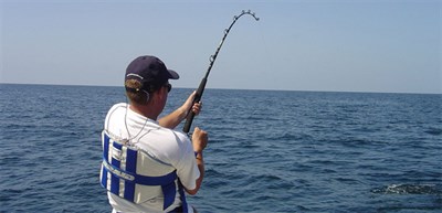 man fishing Photo