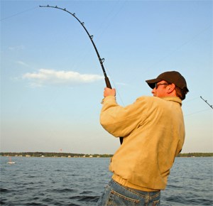 man fishing Photo