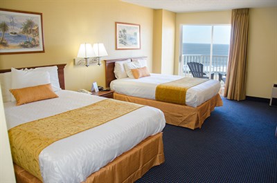 Crystal Beach Oceanfront Hotel guest room Photo