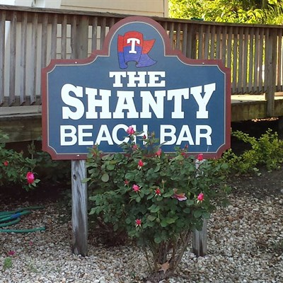 The Shanty Beach Bar outdoor signage Photo