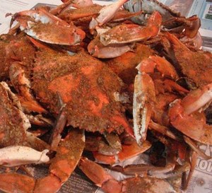 Steamed crabs Photo