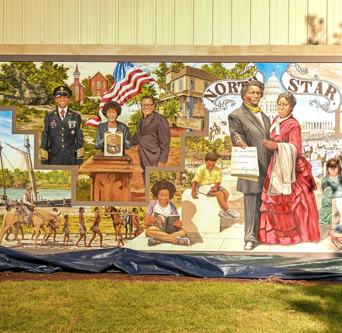 Frederick Douglass on the Hill Mural