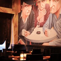 Interior of the stylish Cava Mezze, Rockville. Photo