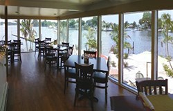 Inside the Restaurent are lovely waterviews Photo